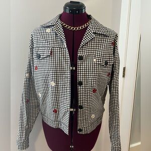 Casey Colman Ladybug Daisy Jacket Size Large.